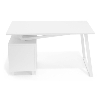 mesa de ordenador blanco orbit 6