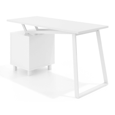 mesa de ordenador blanco orbit 5