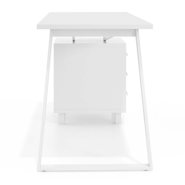 mesa de ordenador blanco orbit 4