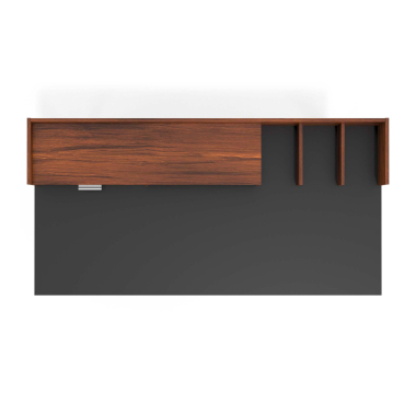 mesa de escritorio gris evoke 5