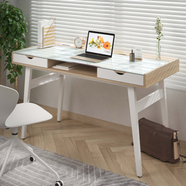 mesa de escritorio beige nimbus 2
