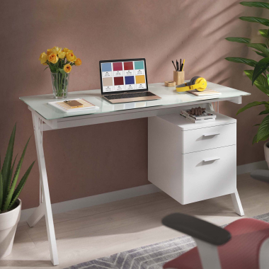 mesa de escritorio blanco oasis 2