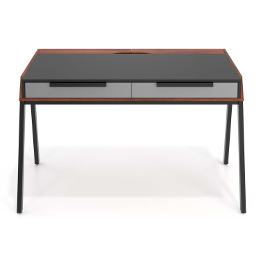 mesa de escritorio gris chronos 3