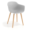 Silla Nórdica Alice, Patas de madera