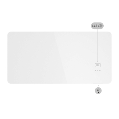 mesa de escritorio blanco clarity 4
