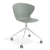 Silla Nórdica Emily, asiento ergonómico, patas de madera