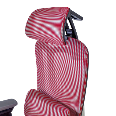 silla ergonomica rojo valkyr malla brazos regulables 4d doble soporte lumbar reposacabezas 10