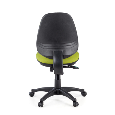 silla de oficina verde sin brazos tela sin brazos 8