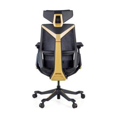 silla gaming amarillo blooddragon malla brazos regulables 6d soporte lumbar reposacabezas 10