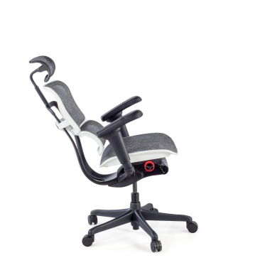silla gaming blanco estructura negra gaming malla brazos regulables 5d soporte lumbar reposacabezas 6
