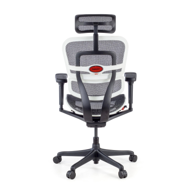 silla gaming blanco estructura negra gaming malla brazos regulables 5d soporte lumbar reposacabezas 7