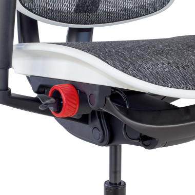 silla gaming blanco estructura negra gaming malla brazos regulables 5d soporte lumbar reposacabezas 5