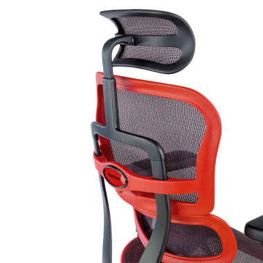 silla gaming rojo estructura negra gaming malla brazos regulables 5d soporte lumbar reposacabezas 6