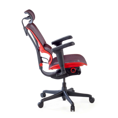 silla gaming rojo silla gaming malla brazos regulables 5d soporte lumbar reposacabezas 5