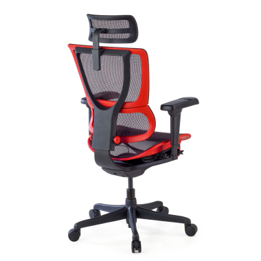silla gaming rojo silla gaming malla brazos regulables 5d soporte lumbar reposacabezas 8