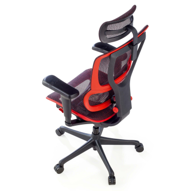 silla gaming rojo silla gaming malla brazos regulables 5d soporte lumbar reposacabezas 10