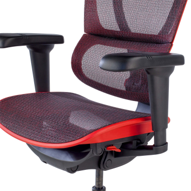 silla gaming rojo silla gaming malla brazos regulables 5d soporte lumbar reposacabezas 6