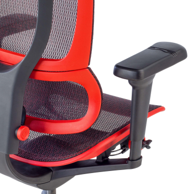 silla gaming rojo silla gaming malla brazos regulables 5d soporte lumbar reposacabezas 4