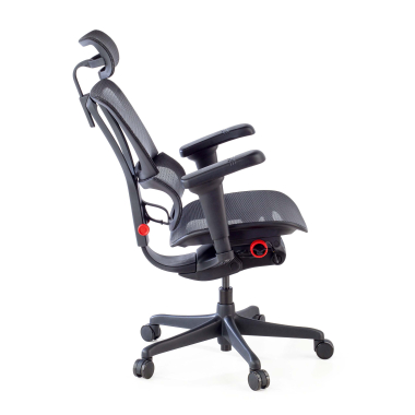 silla gaming negro silla gaming malla brazos regulables 5d soporte lumbar reposacabezas 5