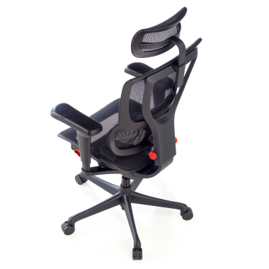 silla gaming negro silla gaming malla brazos regulables 5d soporte lumbar reposacabezas 11