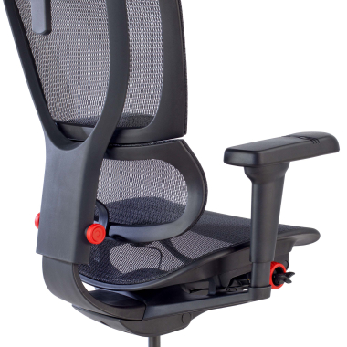 silla gaming negro silla gaming malla brazos regulables 5d soporte lumbar reposacabezas 4