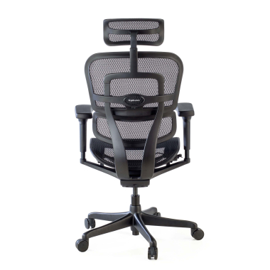 silla ergonomica negro estructura negra malla brazos regulables 4d soporte lumbar reposacabezas 6