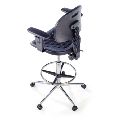 taburete de trabajo y laboratorio negro taburete con brazos plastico sin brazos 8