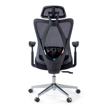 silla ergonomica negro matrix malla brazos moviles soporte lumbar reposacabezas 6