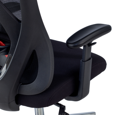 silla ergonomica negro matrix malla brazos moviles soporte lumbar reposacabezas 7