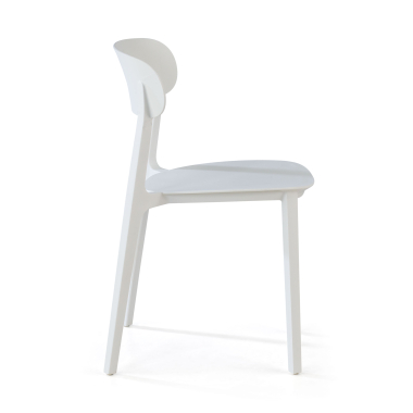 silla confidente blanco moon plastico sin brazos 4