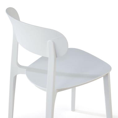 silla confidente blanco moon plastico sin brazos 6