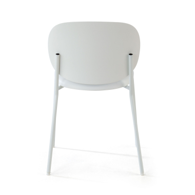 silla confidente blanco mila plastico sin brazos 7