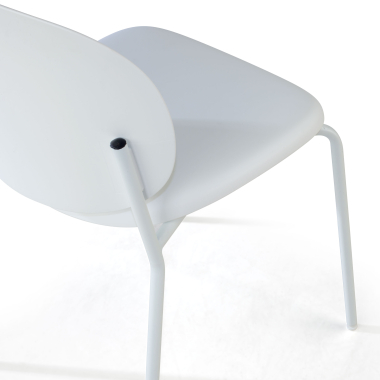 silla confidente blanco mila plastico sin brazos 4