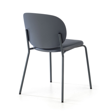 silla confidente negro mila plastico sin brazos 7