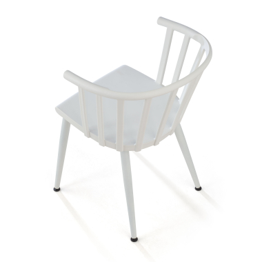 silla confidente blanco ember plastico sin brazos 7