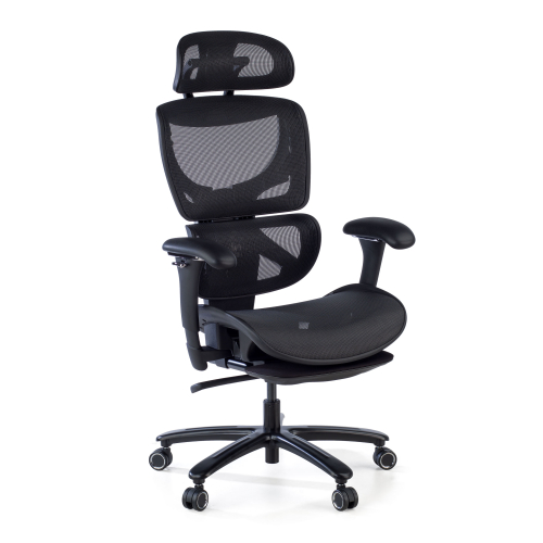 Silla de Oficina Ergon&oacute;mica Sakura black, respaldo basculante