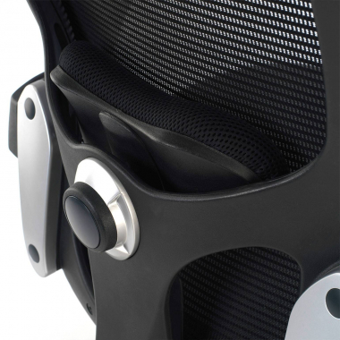 outlet silla de oficina negro amira malla brazos moviles 6