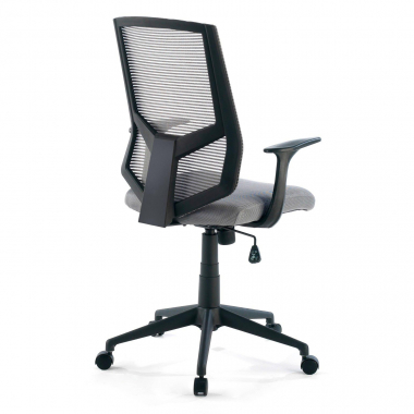 outlet silla de oficina gris archer malla brazos fijos 6