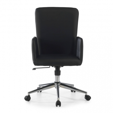 outlet silla de oficina negro bridget tela brazos fijos 3