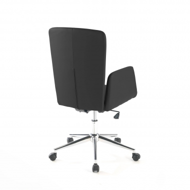outlet silla de oficina negro bridget tela brazos fijos 6