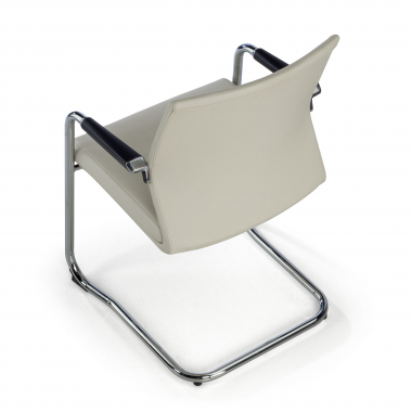 outlet silla de oficina blanco adele tela brazos fijos 7