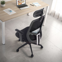 Silla de escritorio Argos con reposacabezas, malla Transpirable 210897 - (Outlet)