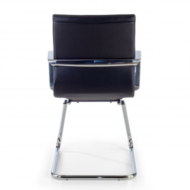 outlet silla de oficina negro class piel sintetica brazos fijos 8