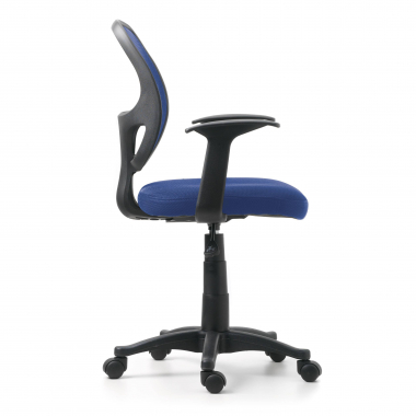 outlet silla de oficina azul one malla brazos fijos 5