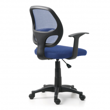 outlet silla de oficina azul one malla brazos fijos 7