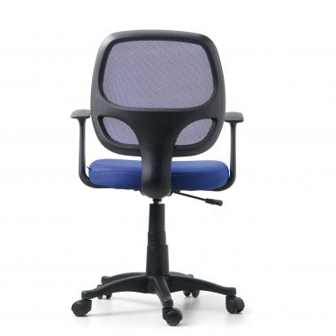 outlet silla de oficina azul one malla brazos fijos 6