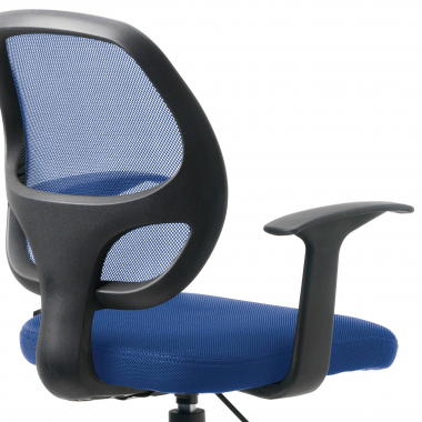 outlet silla de oficina azul one malla brazos fijos 4