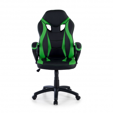 outlet silla de oficina verde drift piel sintetica brazos fijos 3