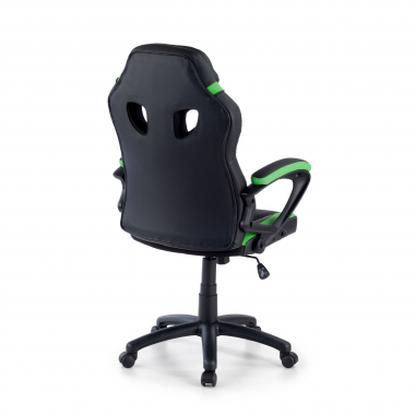 outlet silla de oficina verde drift piel sintetica brazos fijos 9