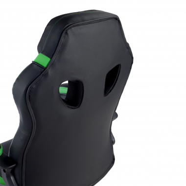 outlet silla de oficina verde drift piel sintetica brazos fijos 7
